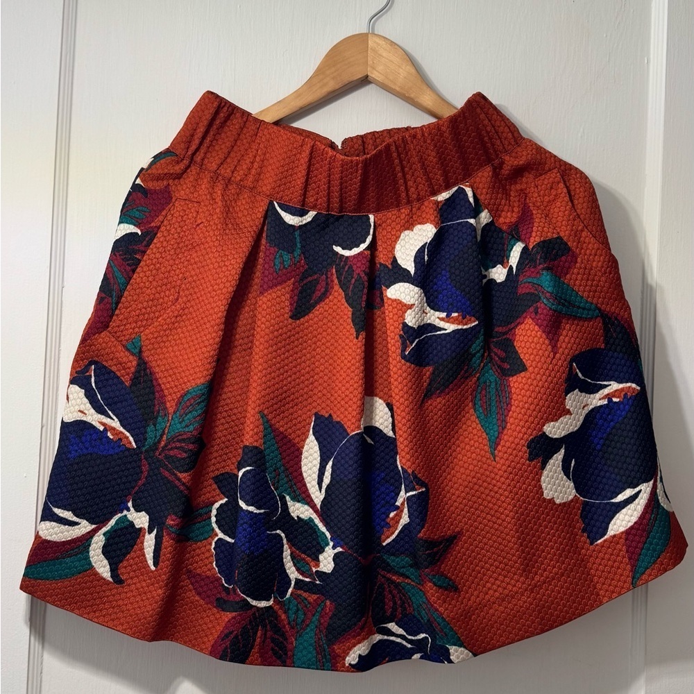 Anthropologie Maeve Maira Floral Skirt SZ 4 - Picture 2 of 5